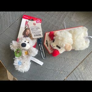 Dog collar XS and toys NWT